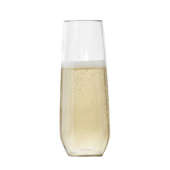 LeadingWare - Wholesale Champagne flute - TR-0715 - 8 oz. Unbreakable Tritan Stemless Champagne Flute