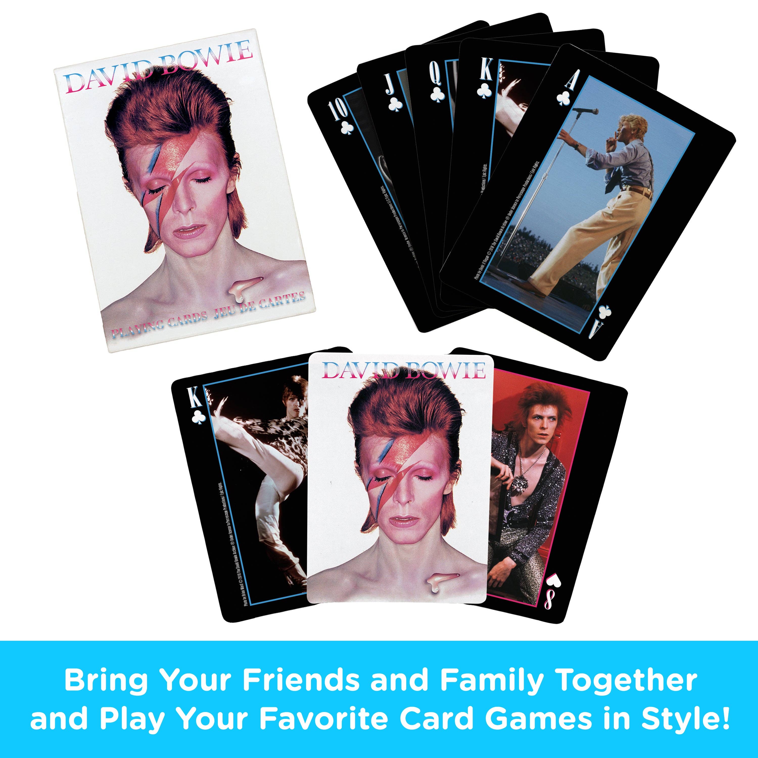 AQUARIUS, GAMAGO, ICUP, & ROCK SAWS by NMR Brands - Wholesale Playing Cards - David Bowie Playing Cards1