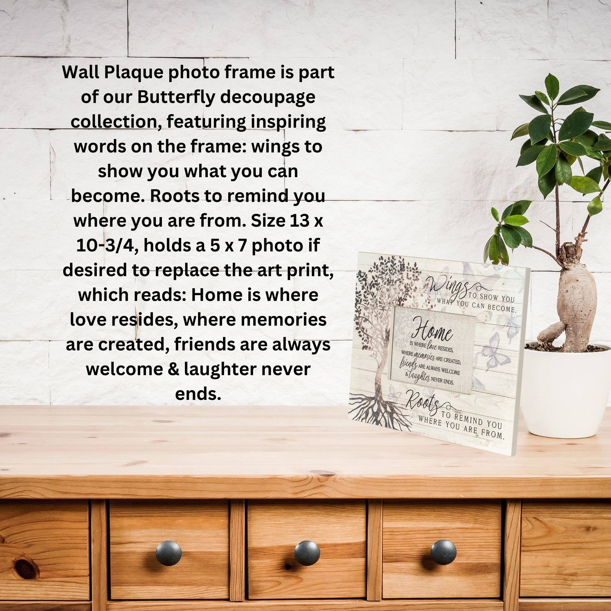 Cottage Garden - Wholesale Picture Frame - Wall Photo Frame Wings to Show Home Is Where1