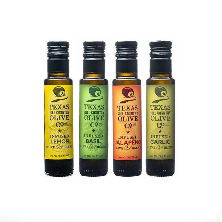 Texas Hill Country Olive Co. - Wholesale Olive Oil - Infused Olive Oil Mini Gift Set- Orange1