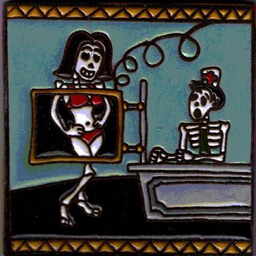 TD-54 Skeleton X-Ray Wall Tile for wholesale by Arara Enterprises