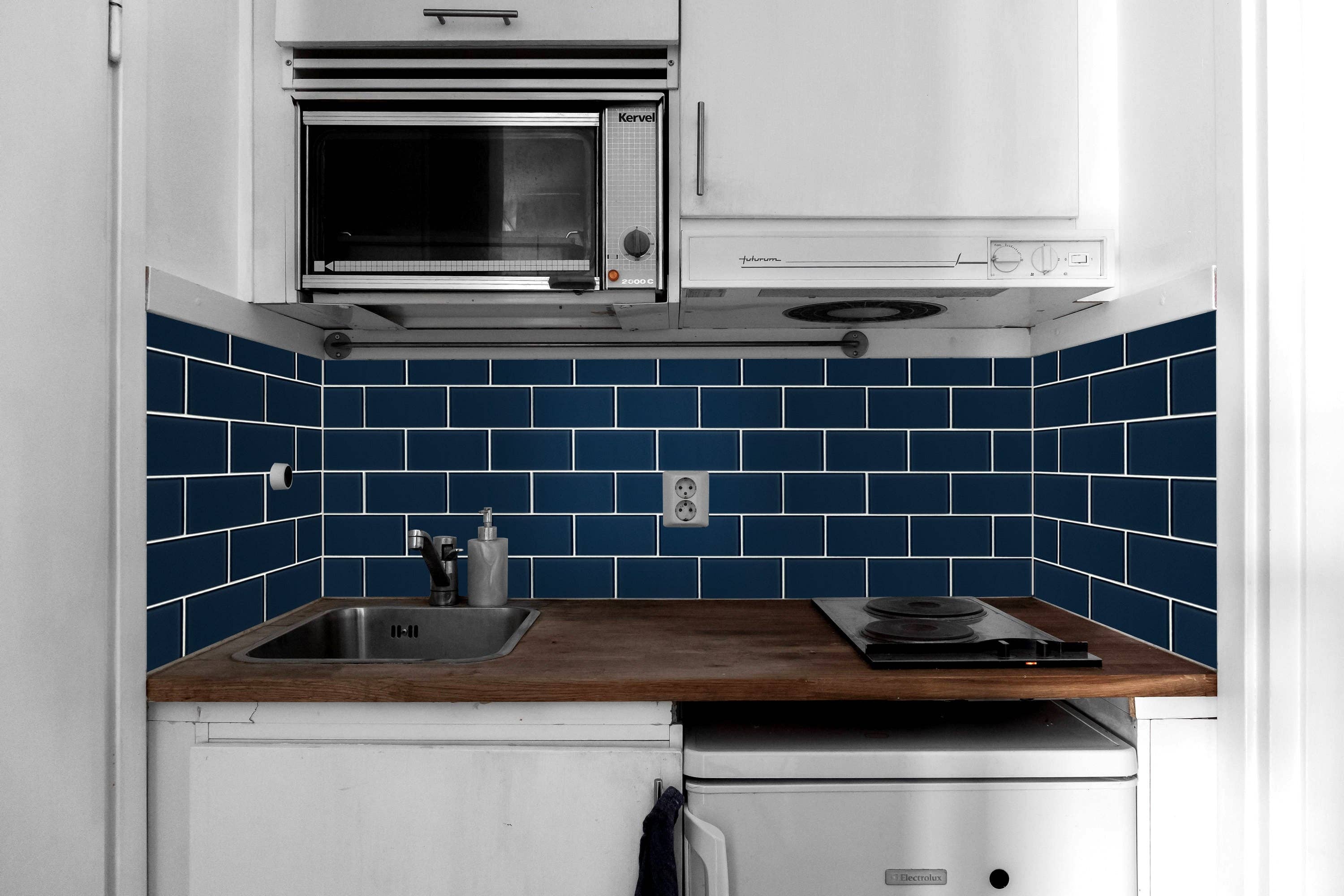 WS Tiles - Vente Carrelages muraux - Carreau de mosaïque en verre de 3" x 6", dosseret pour cuisine et salle de bain - 5 pieds carrés par carton71