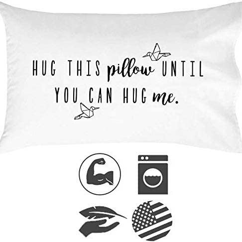 Hug This Pillow Until You Can Hug Me - LDR Pillow Case for engroshandel hos Oh, Susannah