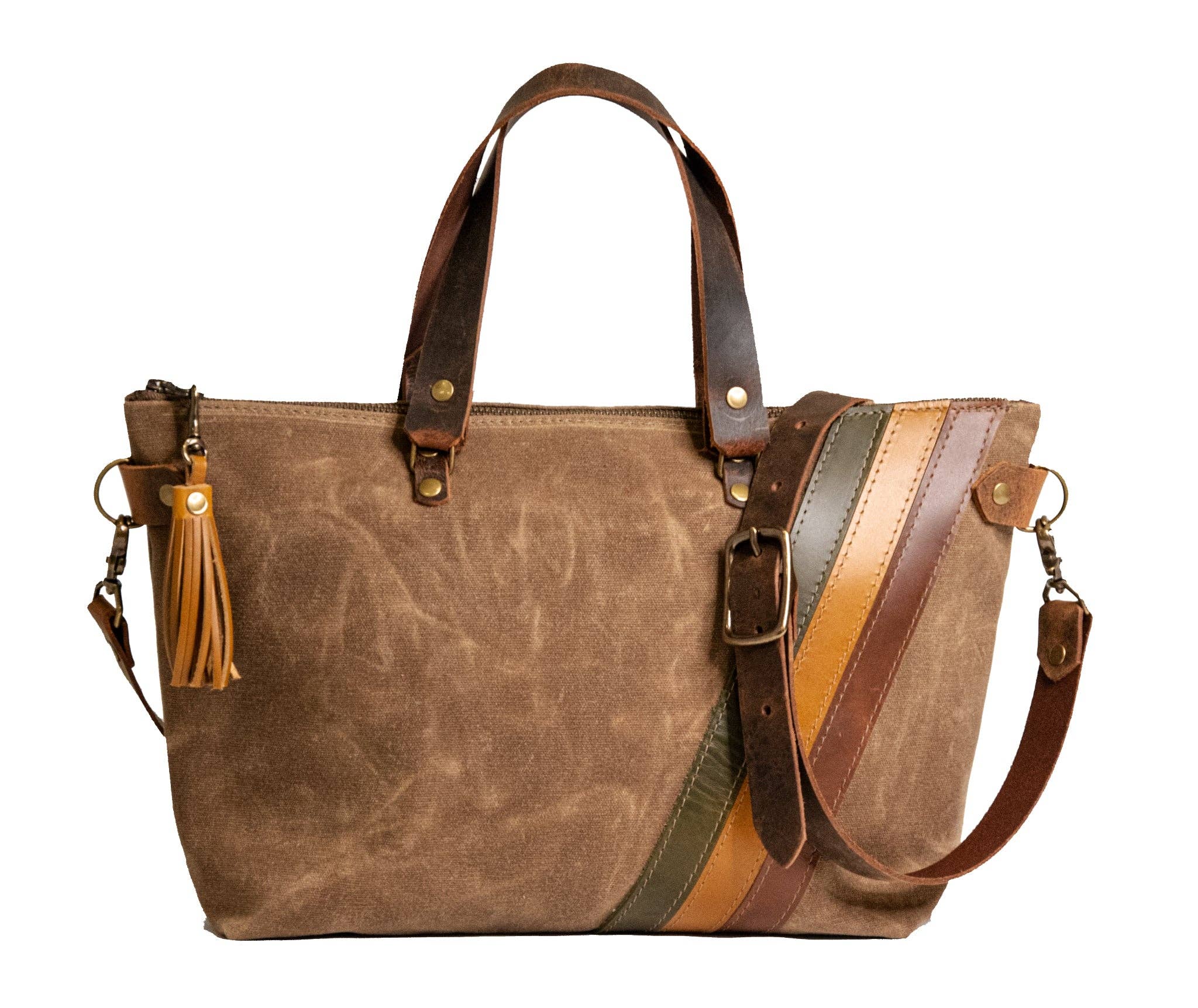 In Blue Handmade - Wholesale Tote Bag - Women's - Waxed Canvas 70's Small Bowler Bag | Lined7