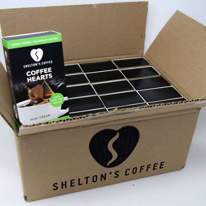 Irish Cream Geschmack Master Box für den Großhandel von Shelton’s Coffee