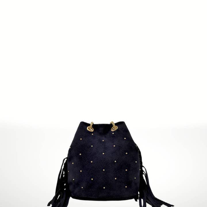 ITALIAN'S LEATHER - Wholesale Shoulder bag – women's - Flora ² Suede leather shoulder bag3