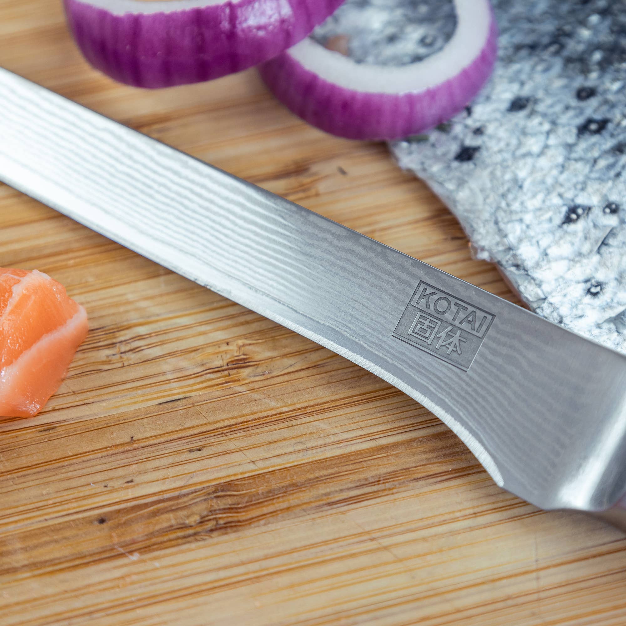 KOTAI - Wholesale Kitchen/Utility Knife - Kitchen Knife - Damascus Fillet Knife7