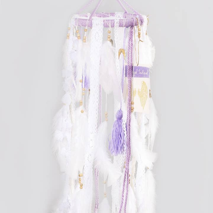 Handmade MOBILE Dream Catcher for BABY ROOM VIOLET ZADQUIEL for wholesale by MANIK