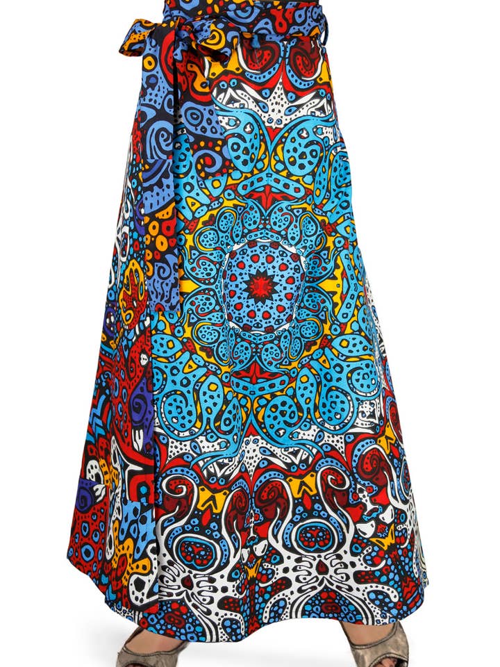 Falda envolvente con bolsillo de cremallera Glow Burst para venta al por mayor de Sunshine Joy