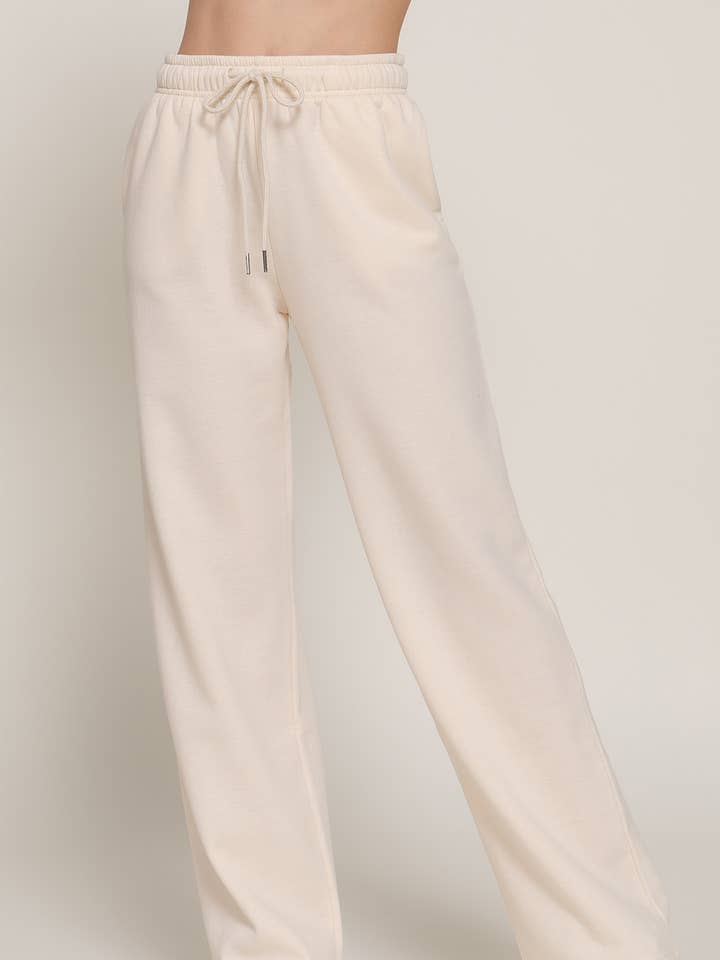 Straight Leg Inner Fleece Jogger Pants   for wholesale by Active Basic | Active USA