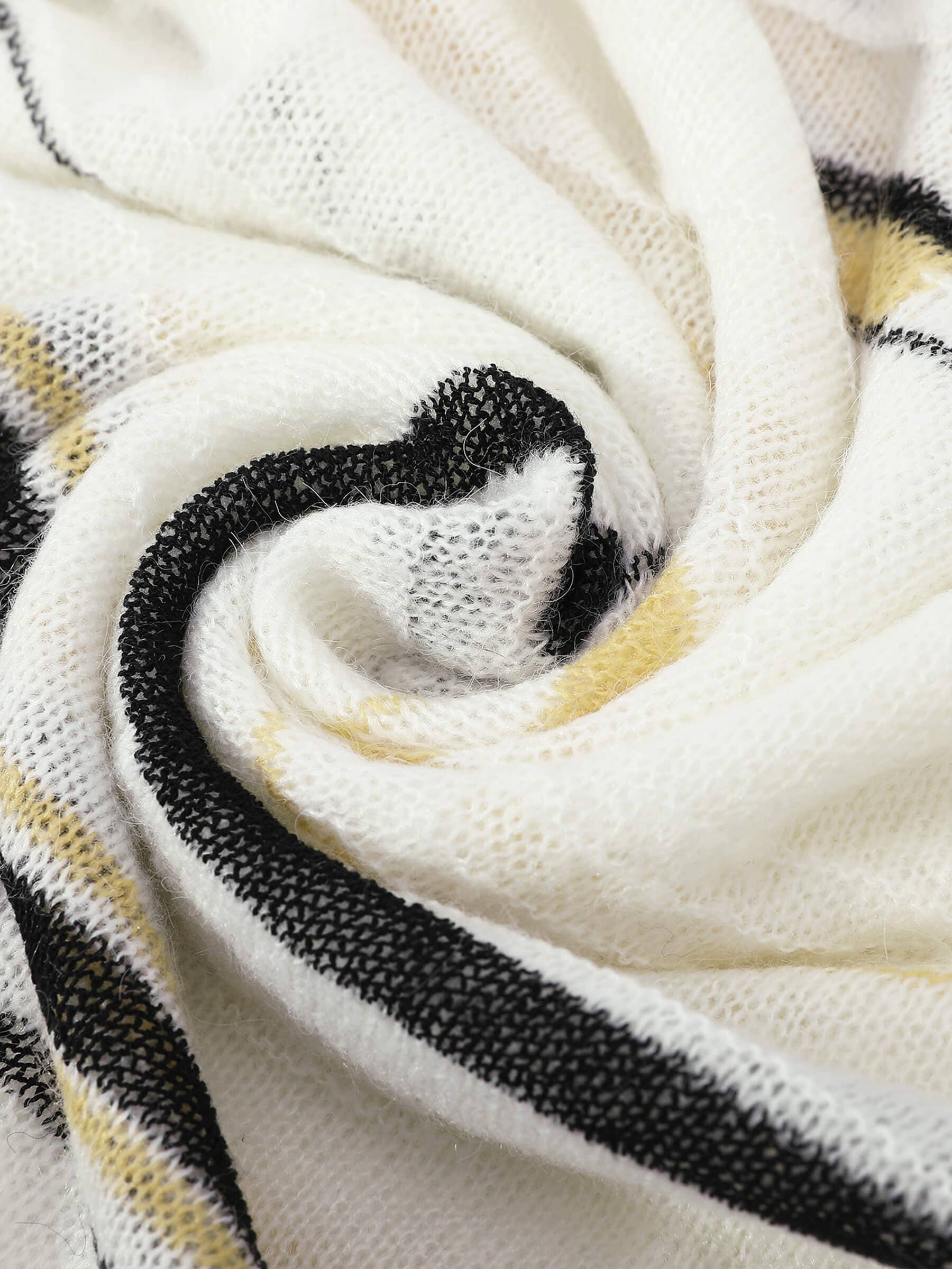 Neige Haut à manches longues en tricot rayé avec laine mélangée en vente sur Faire9