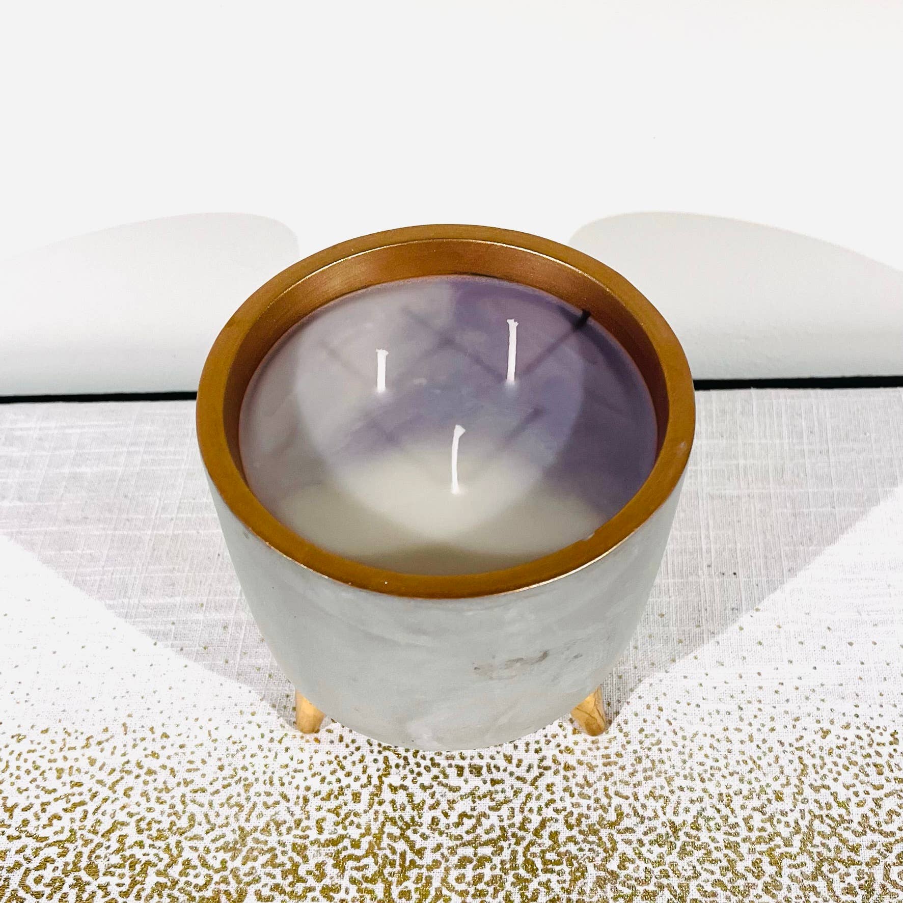 .AVPV. Studio - Wholesale Jar/Filled Candle - Concrete Copper Candle / Flowerpot14