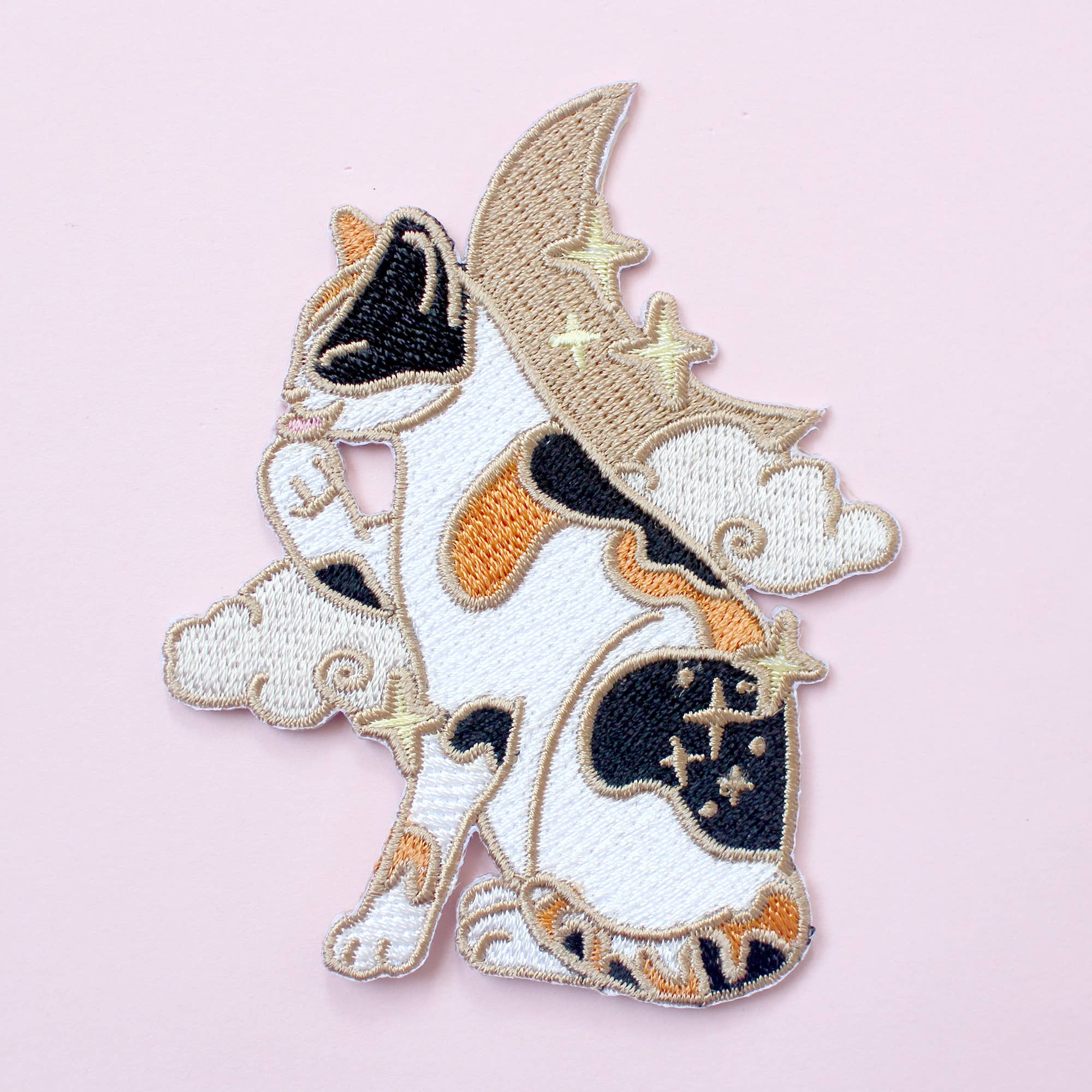 Glitter Punk – wholesale Patch – Calico Cat Embroidered Iron-on Patch4