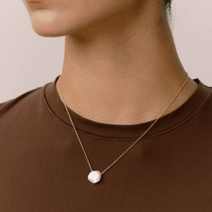 Dogeared - Wholesale Pendant/Charm Necklace - Keshi Pearl Necklace Legacy Card3
