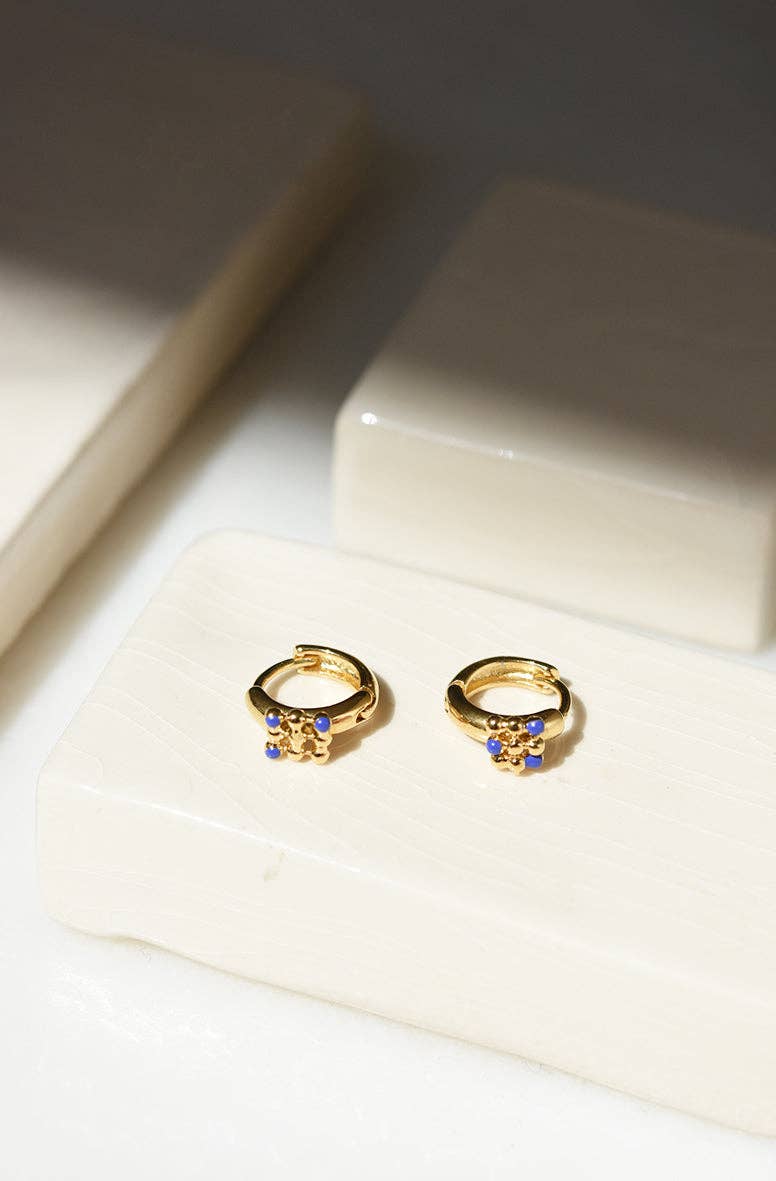 Judith Benita – wholesale Hoop earrings – Trame Mini hoop earrings4