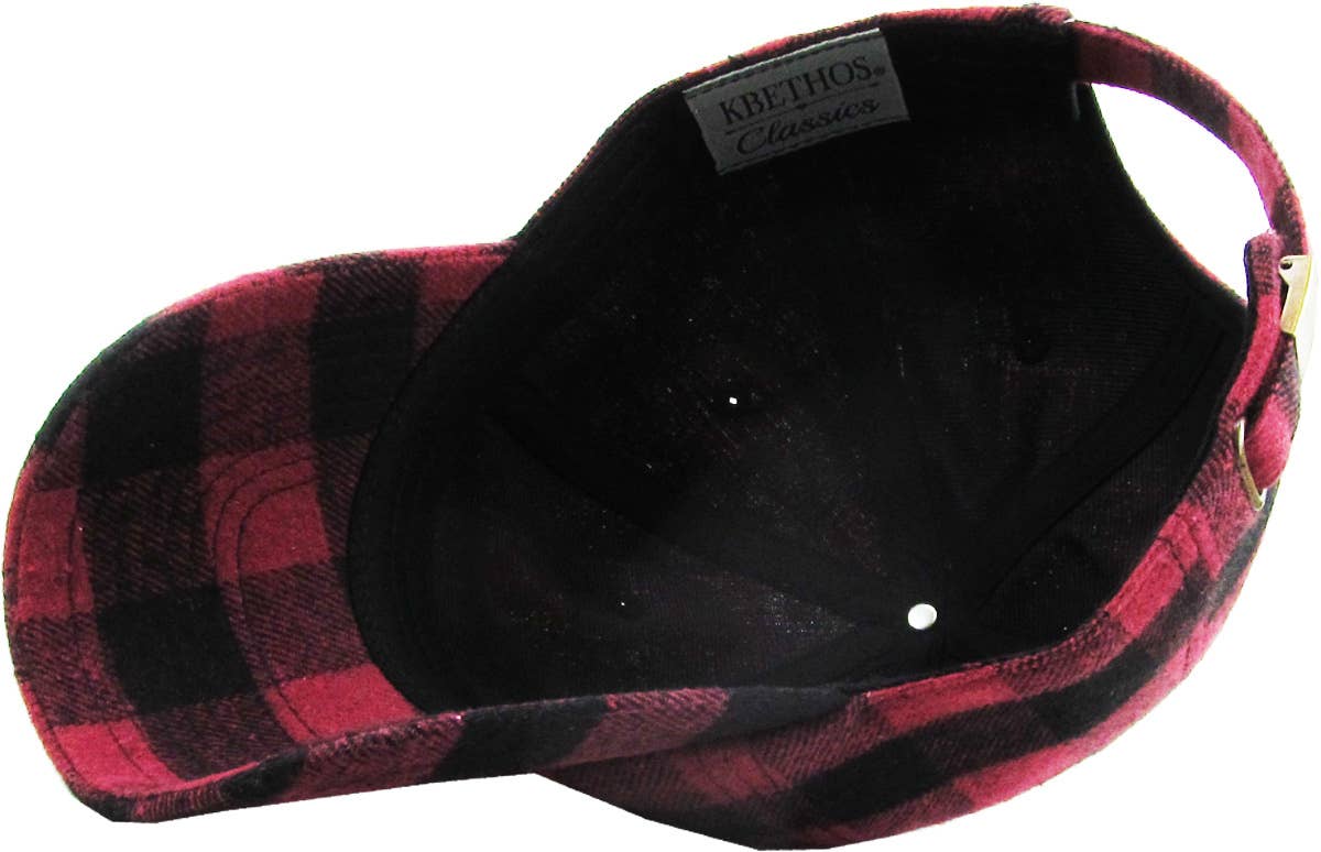 KBETHOS - Vente Casquette de baseball – unisexe - Casquette de baseball à carreaux KBETHOS56