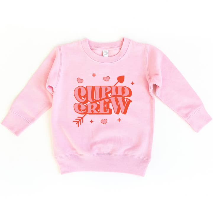Benny & Ray Apparel - Vente Sweat-shirt – enfant - Sweatshirt Cupid's Crew pour la Saint-Valentin pour enfants0