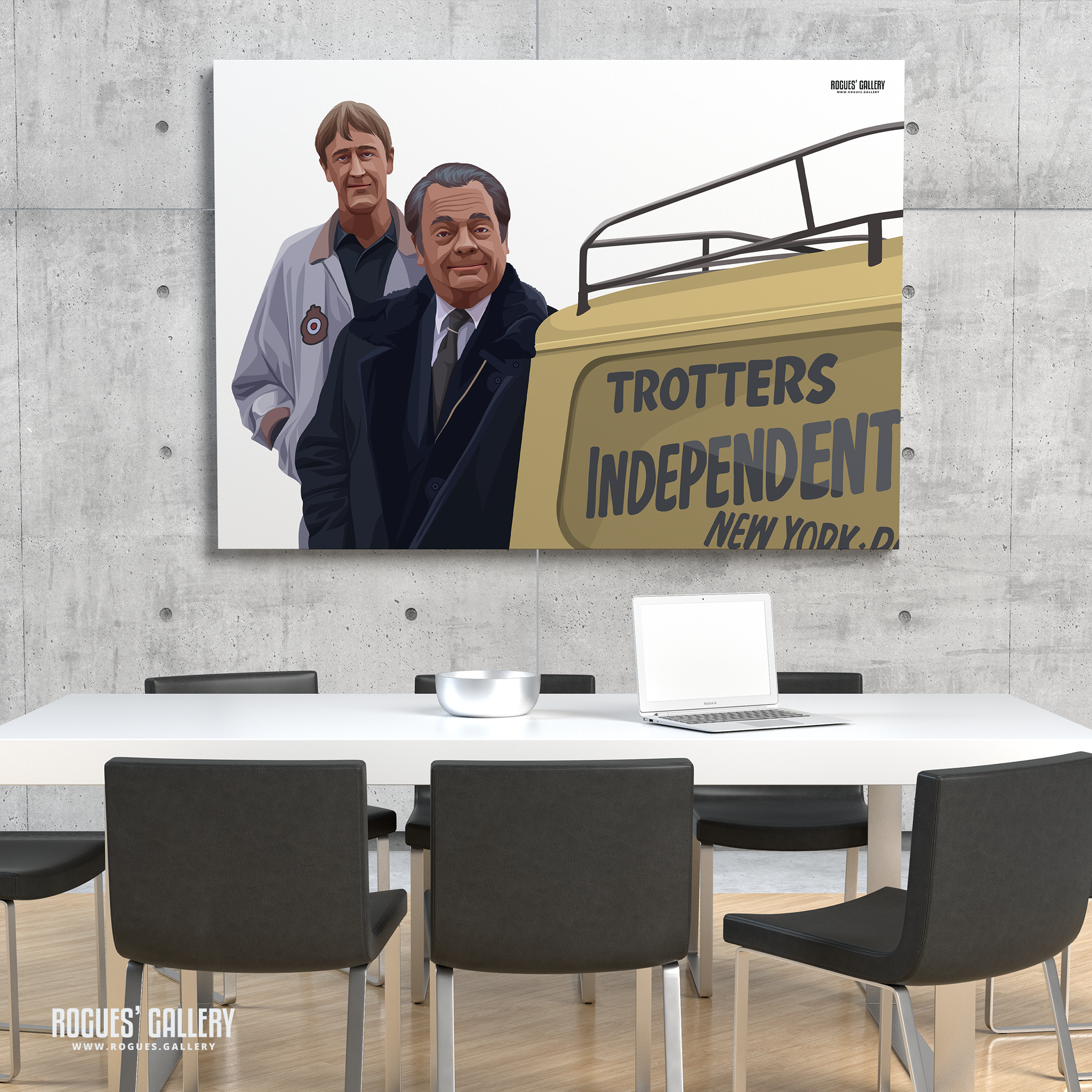 Rogues' Gallery – wholesale Art print – Trotter's Independent Traders: Only Fools & Horses4