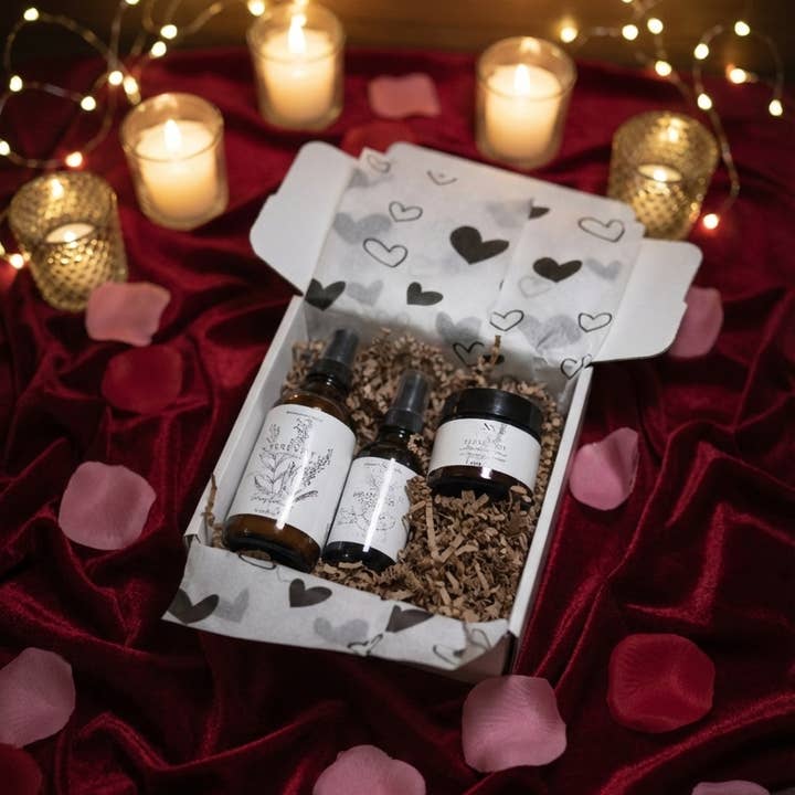 My Black Valentine Gift Set for wholesale by Natura+Nutrire Botanical Skincare