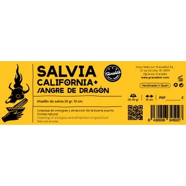 trinidad - Vendita all'ingrosso Salvia - Salvia California Sangue di Drago 20-30 g, 10 cm1