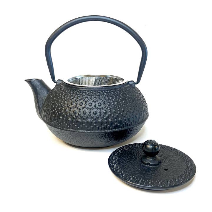 Telsaan Tea - Wholesale Tea Pot - Cast Iron Tea Pot, Black, 20 oz2