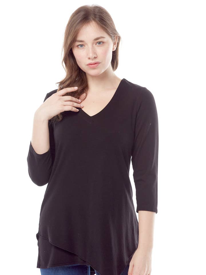 Tianello TENCEL™ ”Whisper Knit” Jersey ”Devon” Tunika för wholesale av Tianello