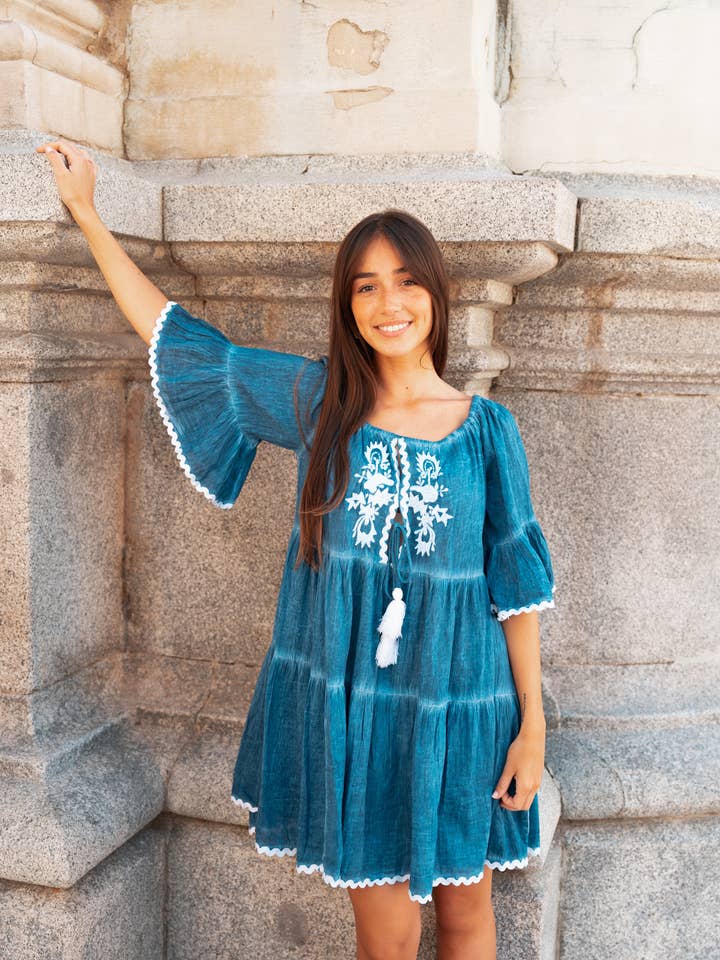 Udaipur: Vestido 23414-1 for wholesale by Mehran