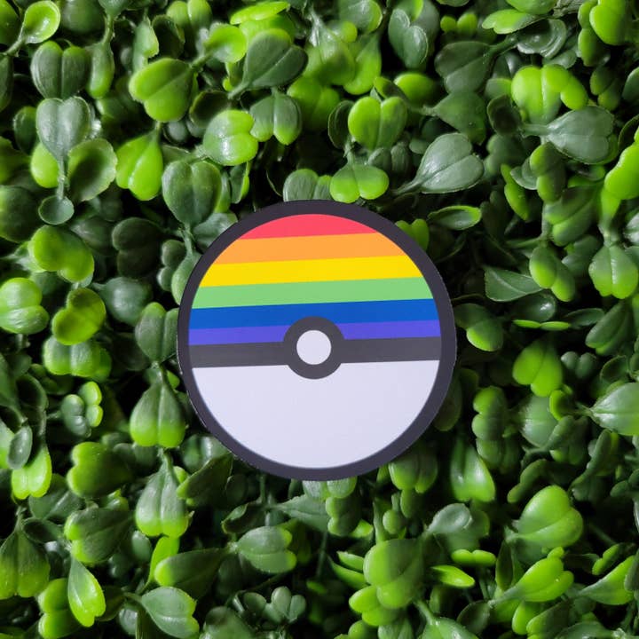 Mizorey Ren - Wholesale Sticker - Pride Pokeball Sticker