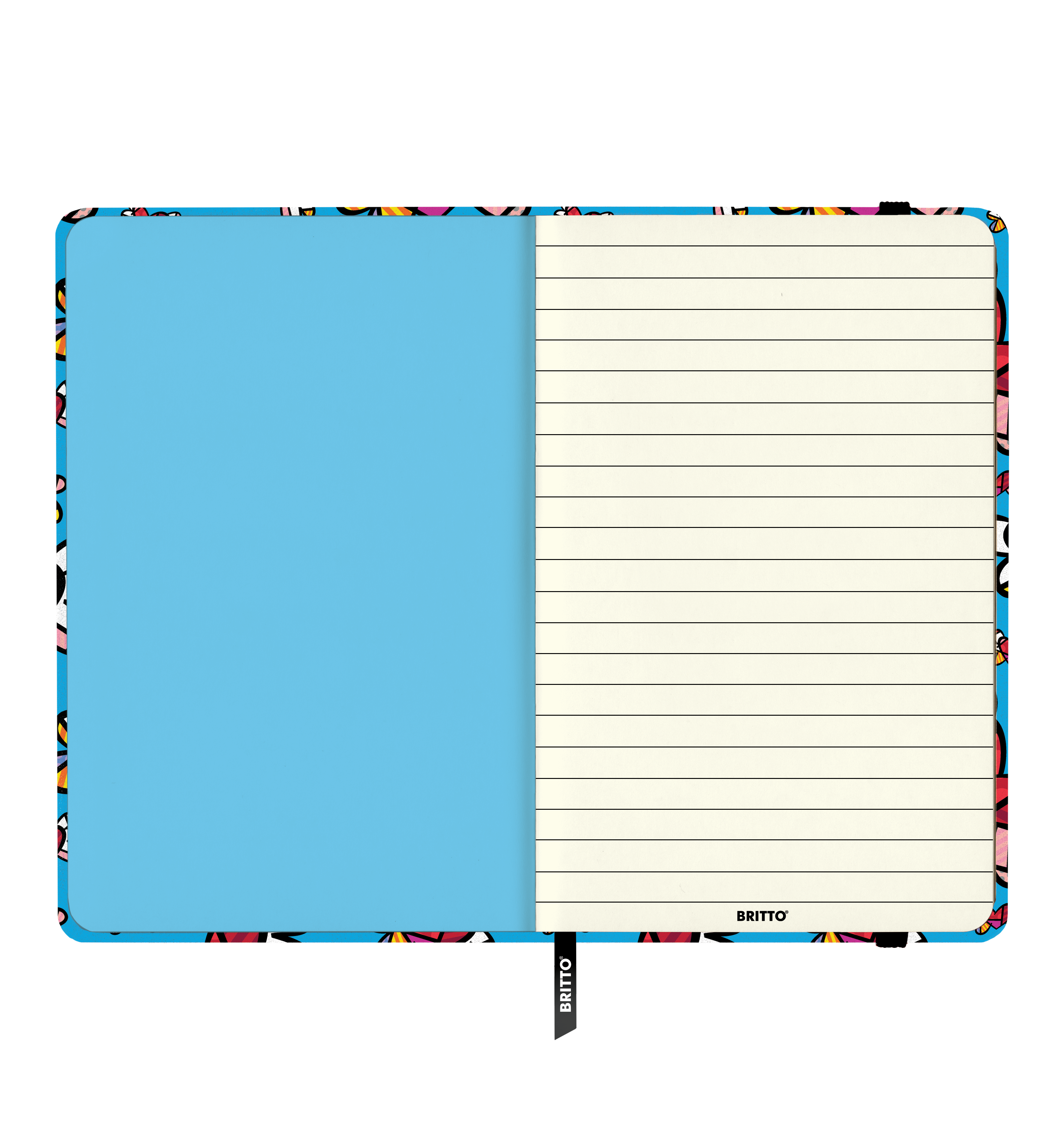 BRITTO® – wholesale Journal/diary – BRITTO® Journal - Flying Hearts2