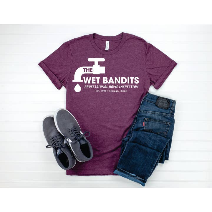 Peach Closet - Wholesale Screen Printed T-Shirt - Unisex - The Wet Bandits Professional Home Inspection Tee