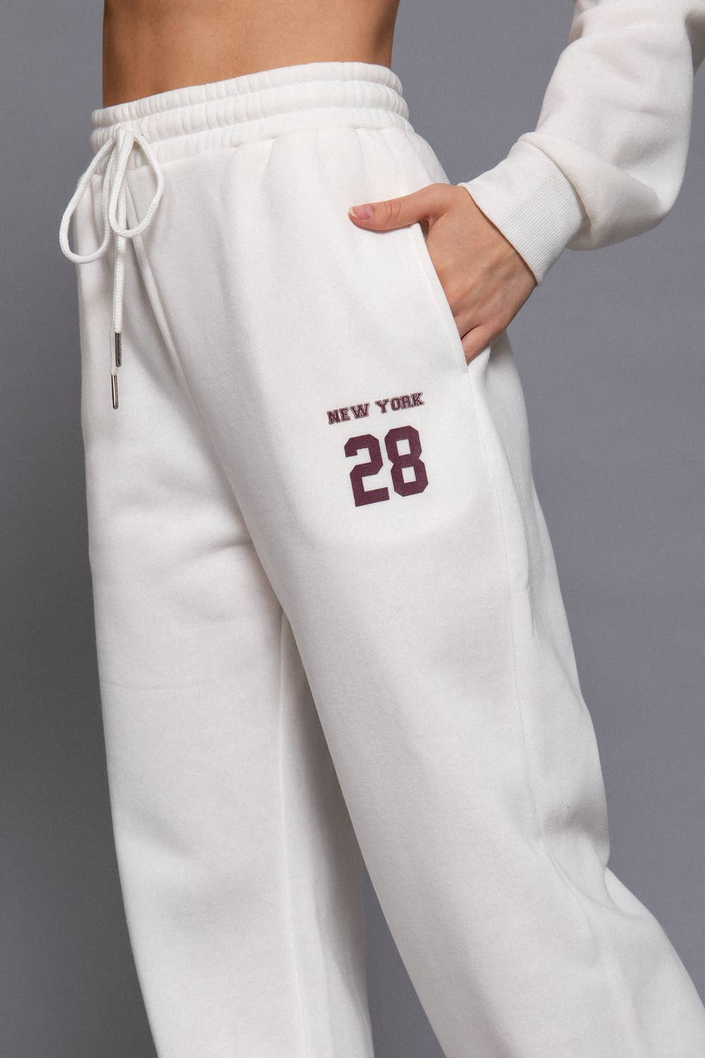 Active Basic | Active USA - Vendita all'ingrosso Pantaloni sportivi/da jogging - Donna - Pantaloni jogger in pile stampato all'interno14