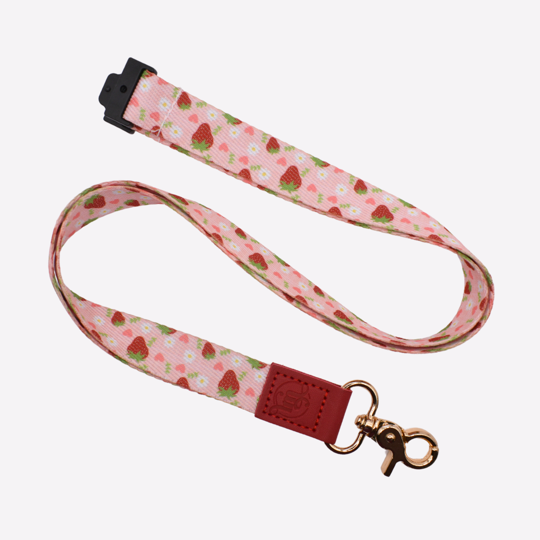 Lunamise – wholesale Lanyard – Women’s – Strawberries Lanyard0