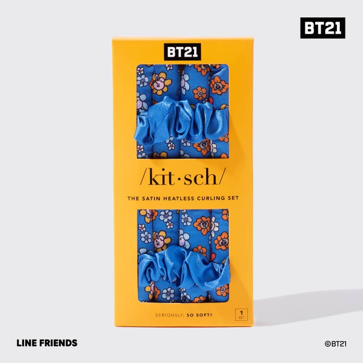 KITSCH - Vendita all'ingrosso Bigodini - BT21 x Kitsch set per arricciare senza calore - Universtar4