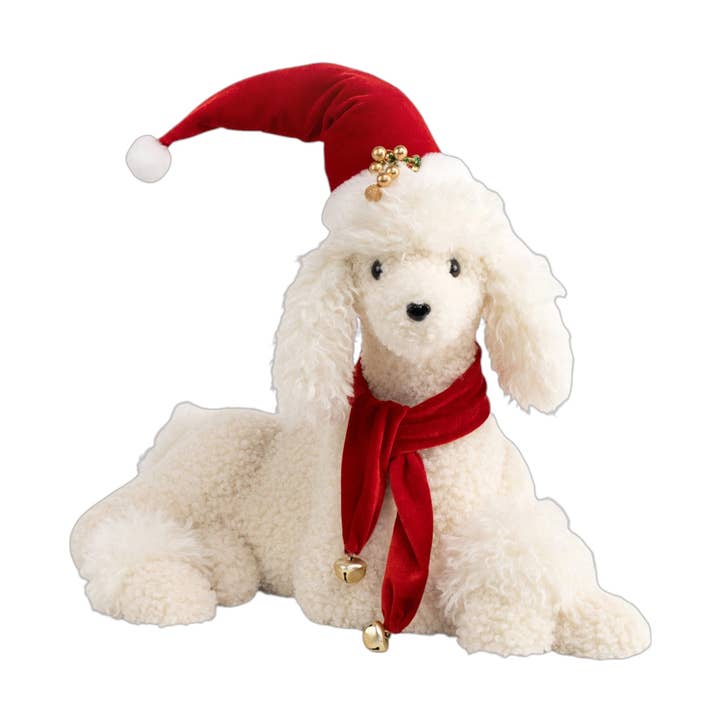 December Diamonds – Großhandel Weihnachtsschmuck – 21 Zoll Pudel liegend0