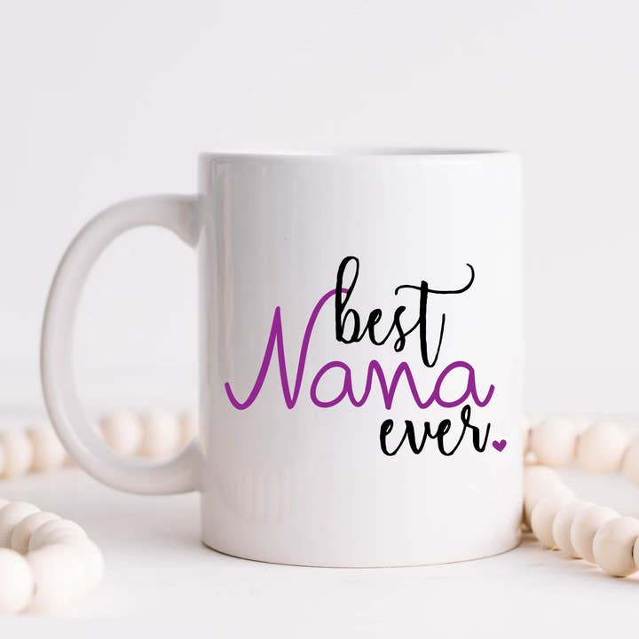 Caneca de café Nana, canecas para avós, presentes para o dia das mães por atacado de Hm Mugs