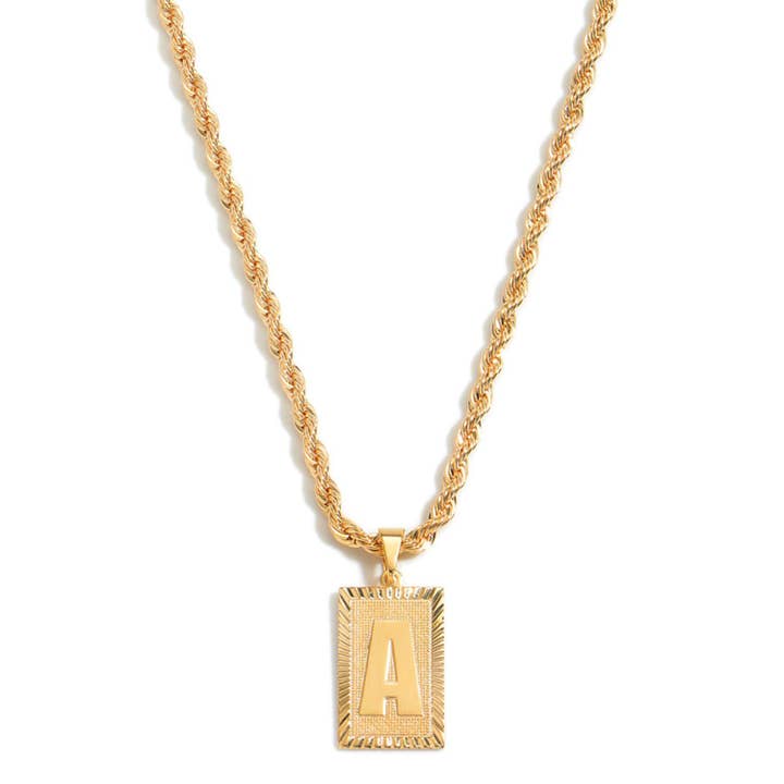 Sara Initial necklace for wholesale by Kinita Jewelry