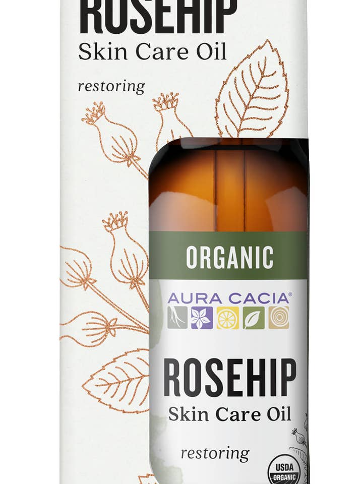 Organic Restoring Rosehip Skin Care Oil (Boxed) 1 Fl Oz for wholesale by Aura Cacia