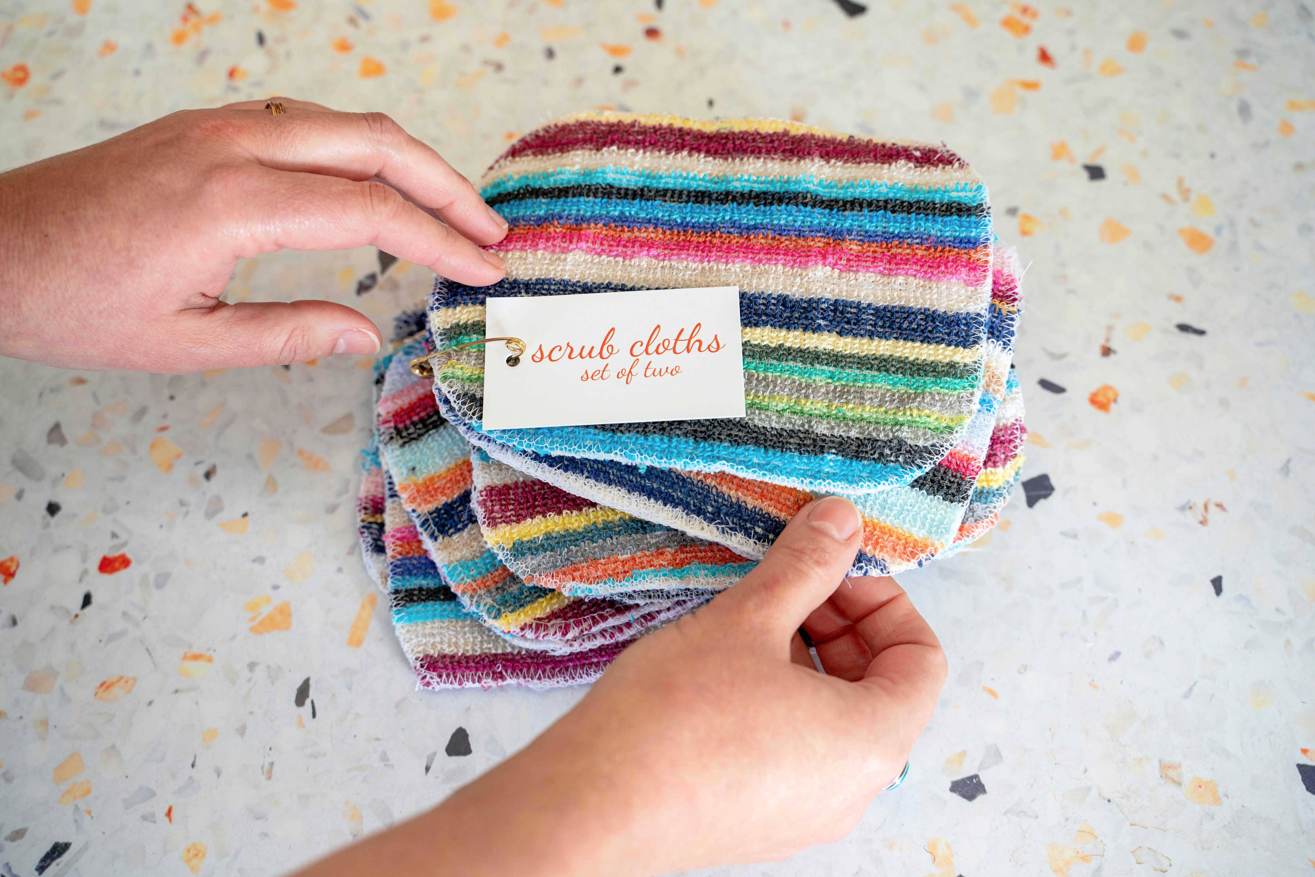 Dot and Army - Wholesale Cleaning Cloth - Scrub Cloths, set of two