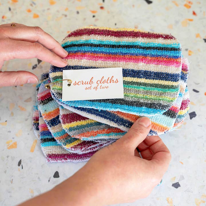Dot and Army - Wholesale Cleaning Cloth - Scrub Cloths, set of two