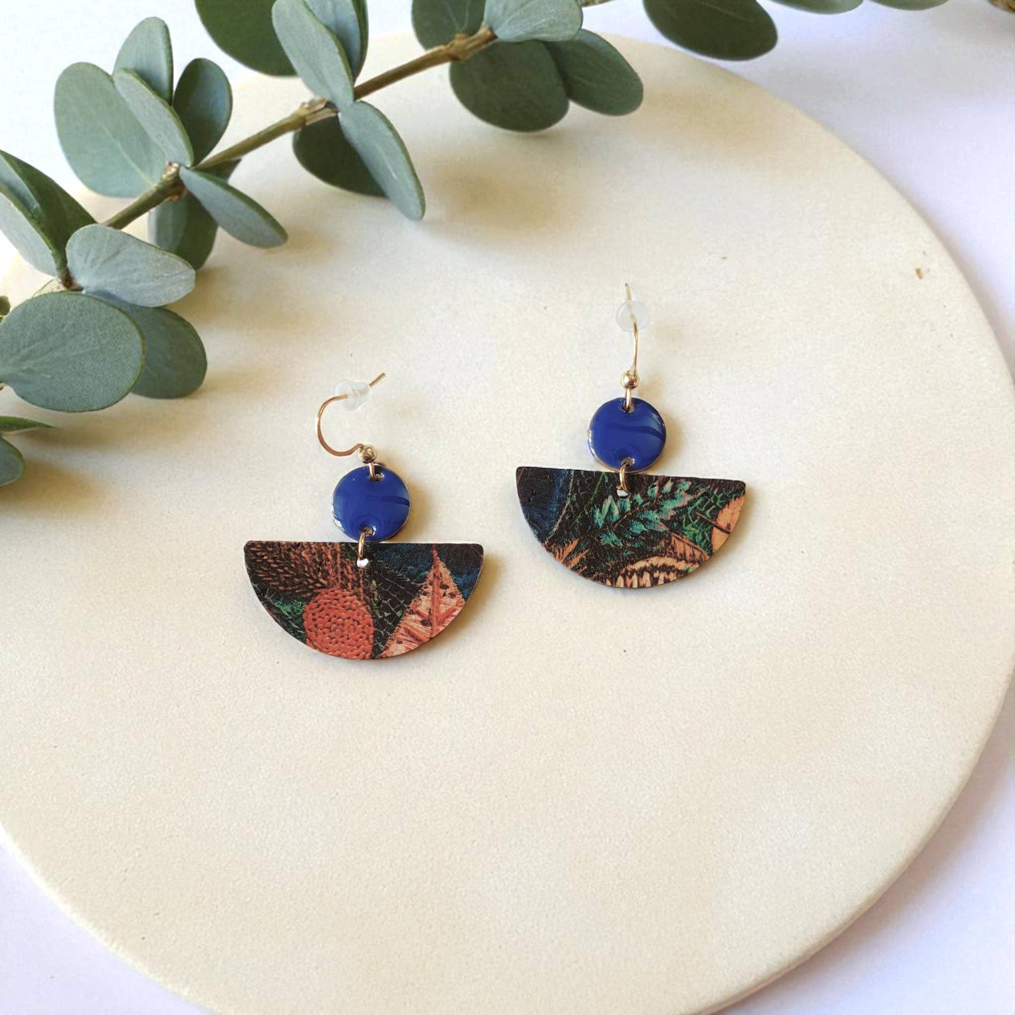 Karmyliege - Wholesale Dangle Earrings - Gaïa cork earrings8