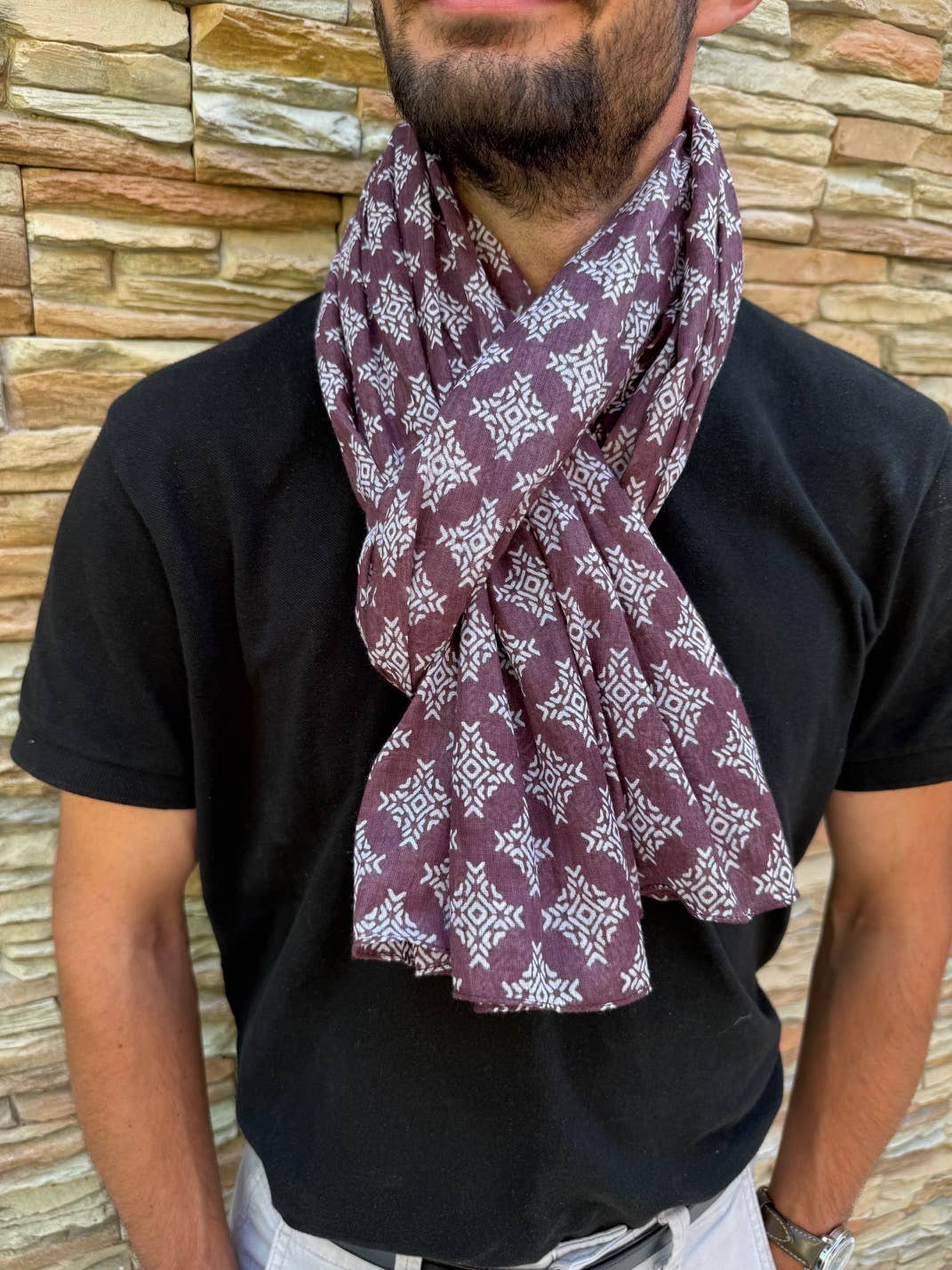 Maison Unik Accessoires – Großhandel Schal – Unisex – Indisches Baumwolltuch Schal - Unisex1