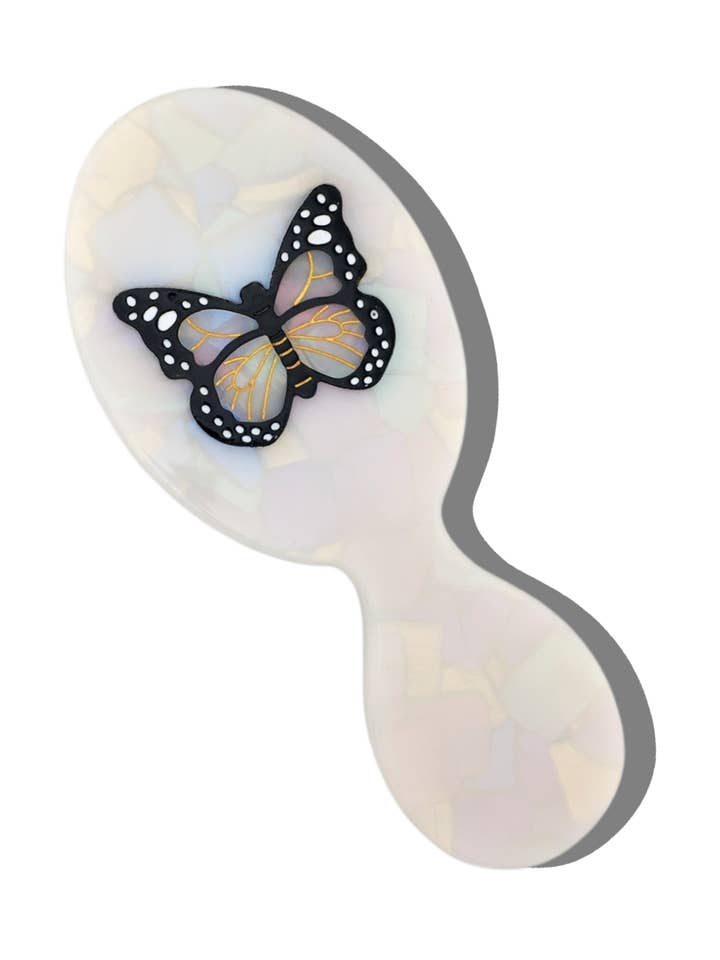 Spazzola da borsa dipinta a mano Monarch | Eco-friendly per la vendita all'ingrosso da parte di Solar Eclipse