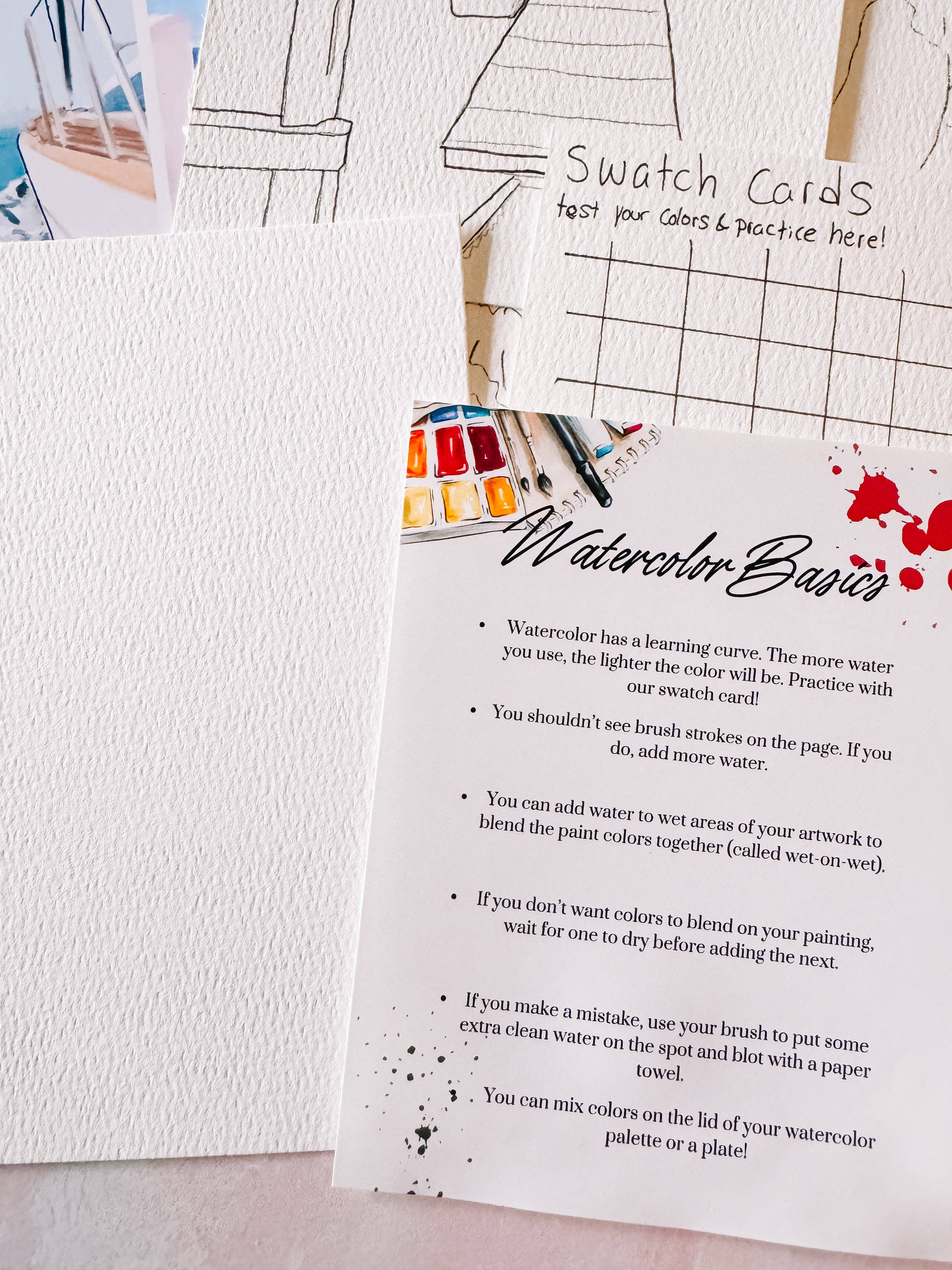 Frederick Made - Wholesale DIY Craft Kit - Getaway MINI Watercolor Kit2