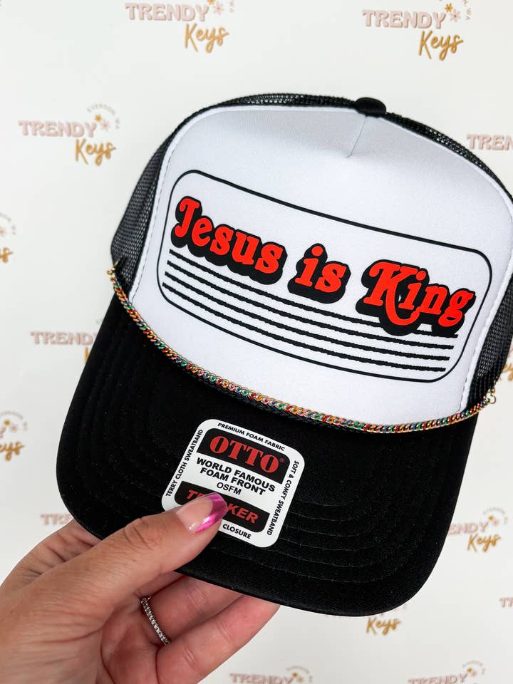 Casquette de camionneur Jésus est roi pour la vente par TrendyKeys