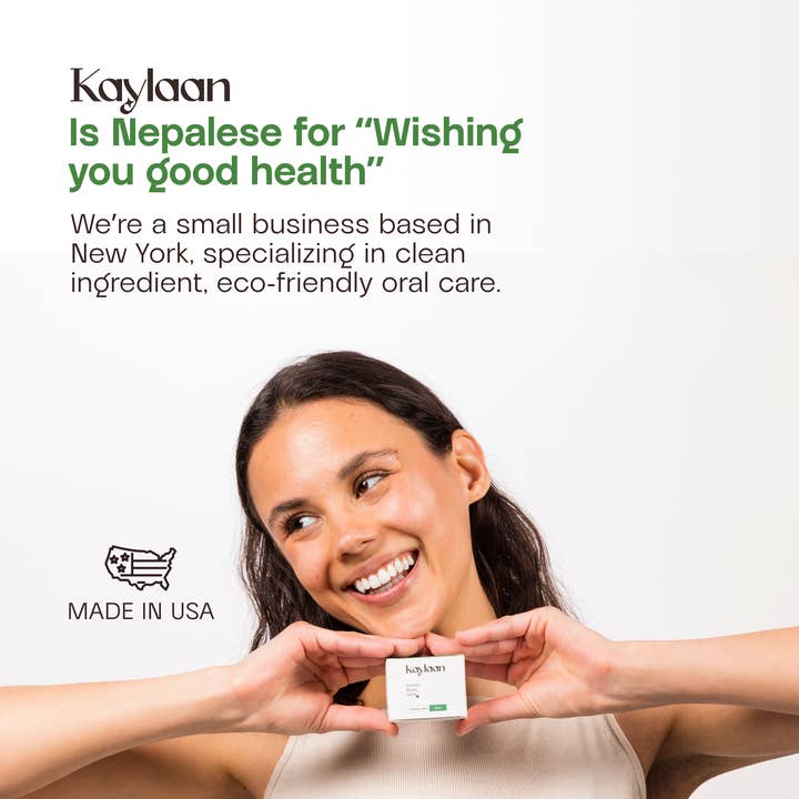 Kaylaan Toothpaste and Mouthwash Tablets - Wholesale Toothpaste - Fluoride Toothpaste Tablets | Mint | Refill