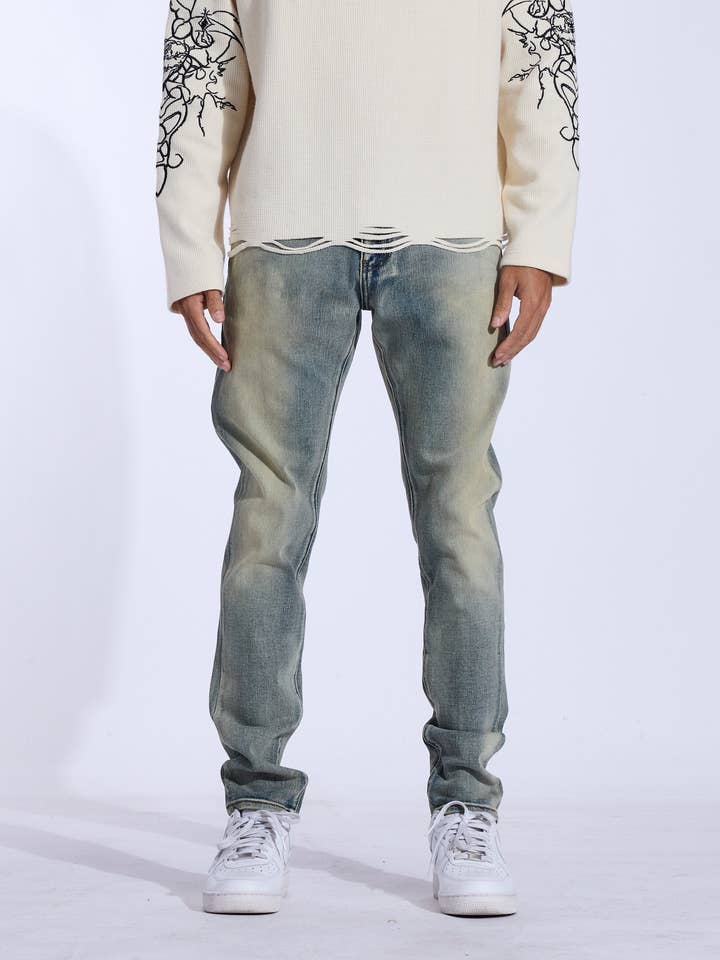 Atlantic Denim (Light Bleach) for wholesale by Crysp Denim