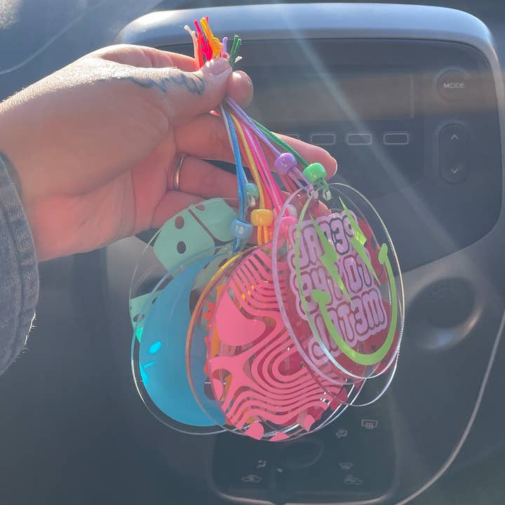 Buba Goods - Venta al por mayor Colgante decorativo para coche - Unisex - Espejo retrovisor Beep Baby BEEP, accesorio de coche, transparente