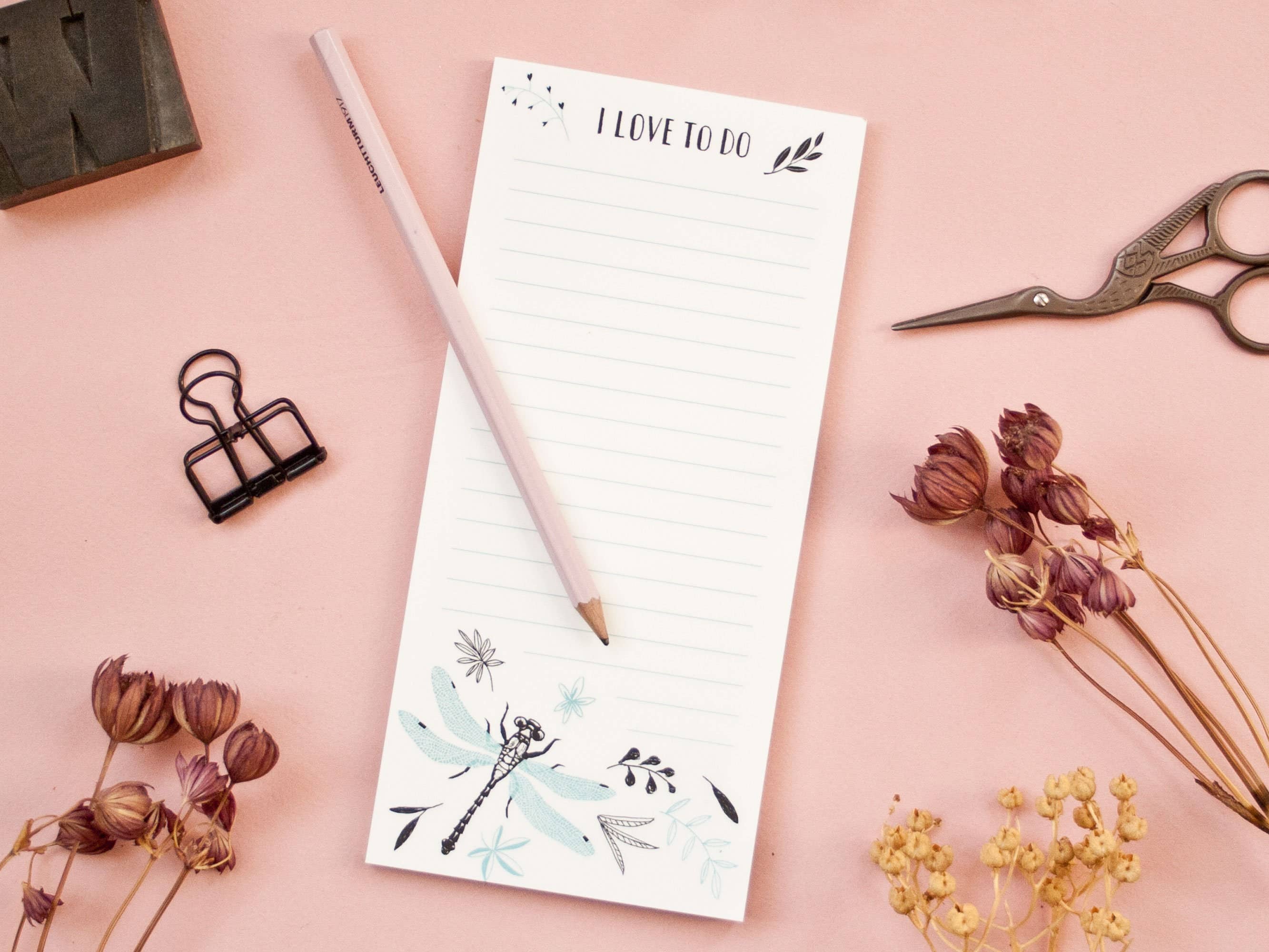 Katja Rub - Venta al por mayor Libretas - Bloc de notas libélula en formato DIN largo4