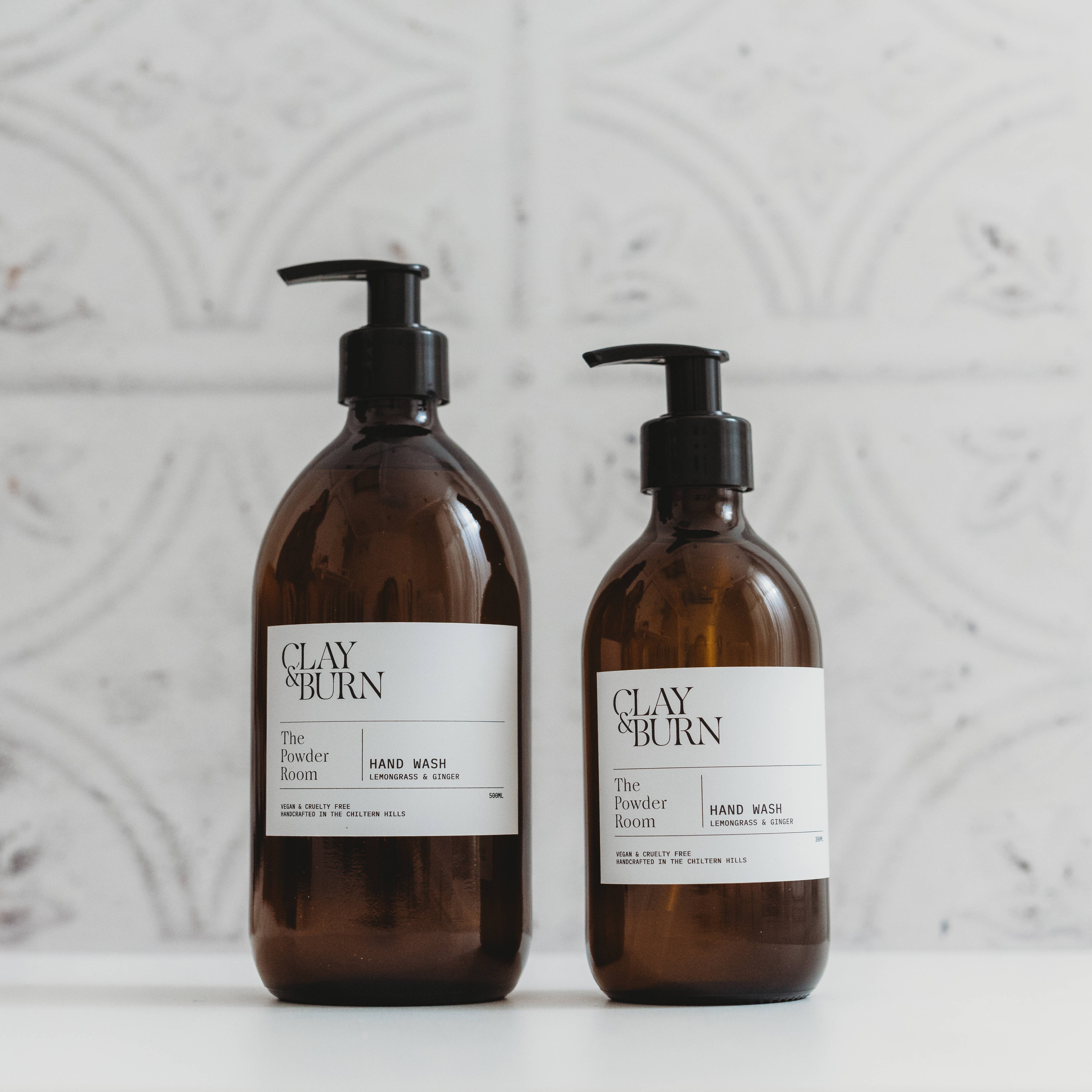 Clay & Burn – wholesale Hand soap/wash – Hand Wash - The Powder Room 300ml2