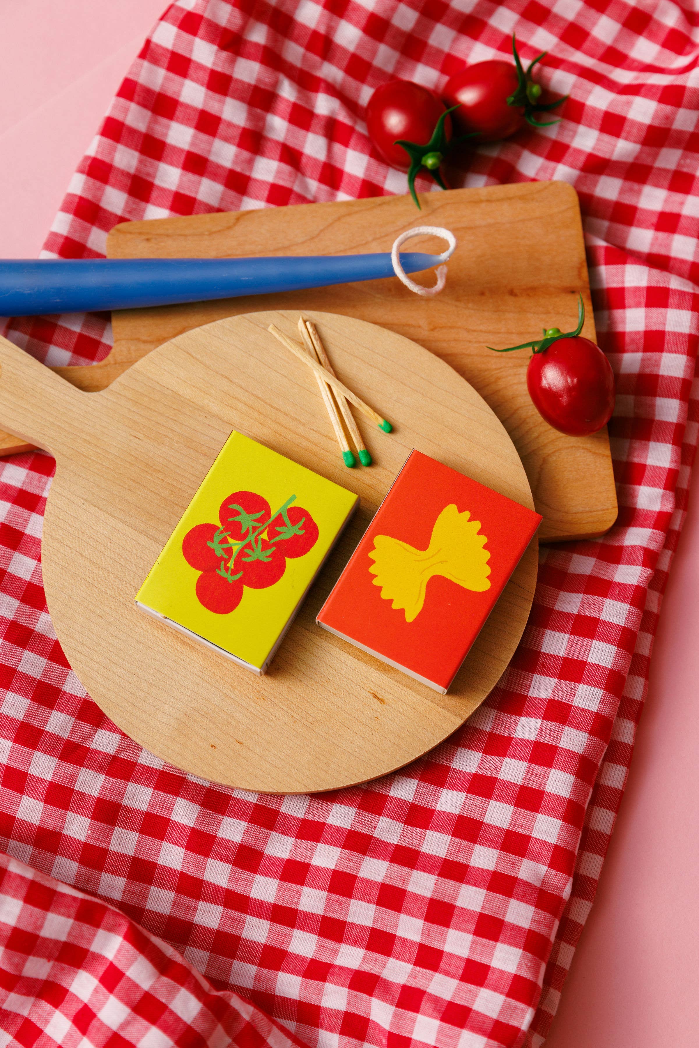 Mel Andrel - Wholesale Matches - "Dinner Party" Matches - 28 Strike Matchbox 1